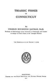 Cover of: Triassic fishes of Connecticut