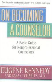 Cover of: On becoming a counselor by Eugene C. Kennedy