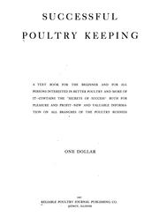 Cover of: Successful poultry keeping by 