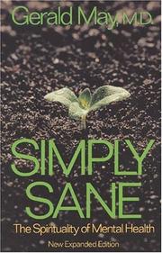 Cover of: Simply sane by Gerald G. May