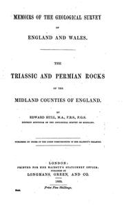 Cover of: The Triassic and Permian rocks of the midland counties of England