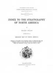 Cover of: Index to the stratigraphy of North America