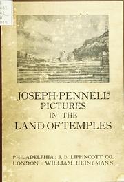 Cover of: Joseph Pennell's pictures in the land of temples