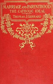 Cover of: Marriage and parenthood by Thomas J. Gerrard