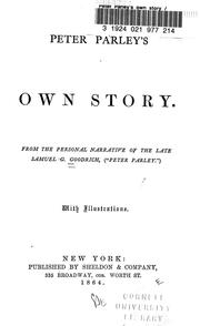 Cover of: Peter Parley's own story