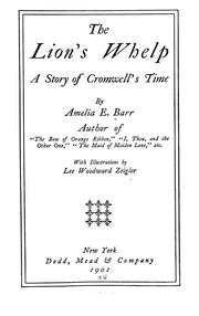 Cover of: The lion's whelp: a story of Cromwell's time