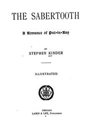 Cover of: sabertooth | Stephen Kinder