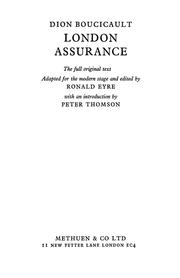 Cover of: London assurance