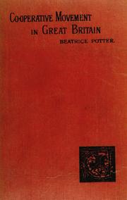 Cover of: The co-operative movement in Great Britain by Beatrice Potter Webb