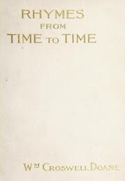 Cover of: Rhymes from time to time