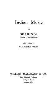 Cover of: Indian music by Atiya Begum Fyzee Rahamin