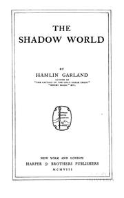 Cover of: The shadow world