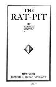 The rat-pit by Patrick MacGill