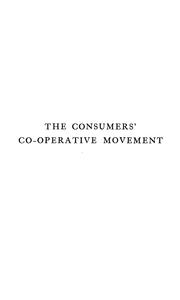 Cover of: The consumers' co-operative movement. by Sidney Webb