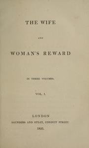 Cover of: The wife, and Woman's reward.