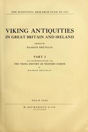 Cover of: Viking antiquities in Great Britain and Ireland. by The Scientific Research Fund of 1919.