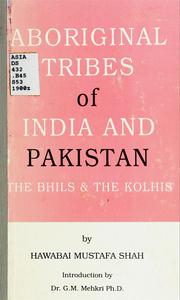 Cover of: Aboriginal tribes of India and Pakistan by Hawabai Mustafa Shah