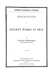 Cover of: Descriptions of ancient works in Ohio