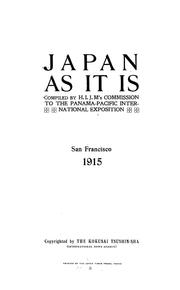 Cover of: Japan as it is
