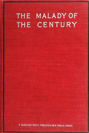 Cover of: The malady of the century by Nordau, Max Simon