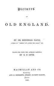 Cover of: Pictures of Old England.