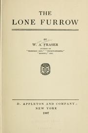 Cover of: The lone furrow
