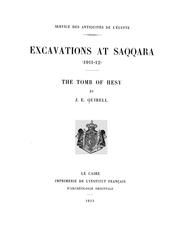 Cover of: Excavations at Saqqara, 1911-12: the tomb of Hesy.