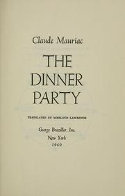 Cover of: The dinner party.