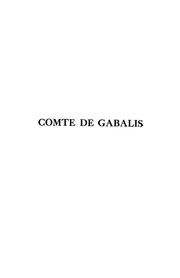 Cover of: Comte de Gabalis by Villars abbé de