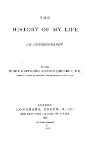 The history of my life by Ashton Oxenden