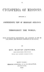 Cover of: A cyclopedia of missions by Harvey Newcomb