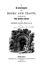 Cover of: A catalogue of books and tracts.