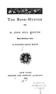 Cover of: The book-hunter, etc