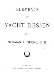 Elements of yacht design by Norman L. Skene