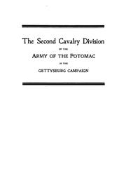 Cover of: The Second cavalry division of the Army of the Potomac in the Gettysburg campaign. by David McMurtie Gregg