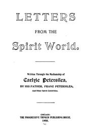 Cover of: Letters from the spirit world.
