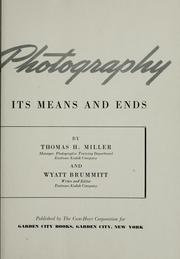 Cover of: This is photography by Thomas H. Miller