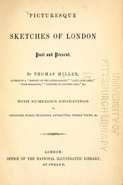 Cover of: Picturesque sketches of London: past and present