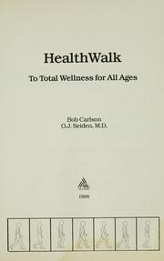 Cover of: HealthWalk by Bob Carlson