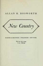 Cover of: New country.