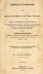Cover of: American antiquities, and discoveries in the West by Priest, Josiah