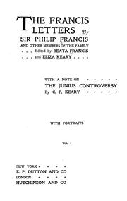 The Francis letters by Francis, Philip Sir