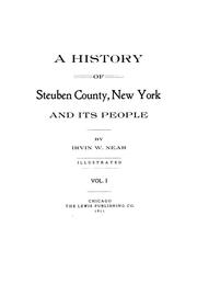Cover of: A history of Steuben County, New York, and its people