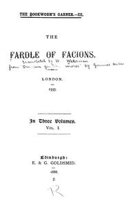 Cover of: The fardle of facions.