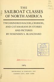 Cover of: The sailboat classes of North America