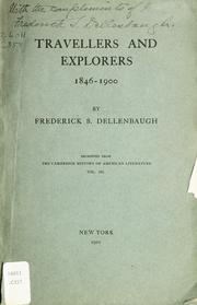 Cover of: Books by American travellers and explorers from 1846 to 1900