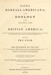 Cover of: Fauna boreali-americana, or, The zoology of the northern parts of British America by Richardson, John Sir