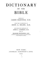 Cover of: Dictionary of the Bible