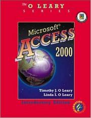 Cover of: O'Leary Series:  Microsoft Access 2000 Introductory Edition