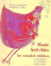 Cover of: Music Activities for Retarded Children: A Handbook for Teachers and Parents
